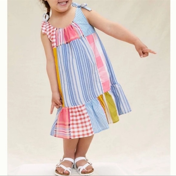 Anthropologie Other - Anthropologie Pilcro Plaid Patchwork Kids Dress Size 4T NWT